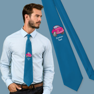 Cravate Attache pour voiture de dessin animé rose