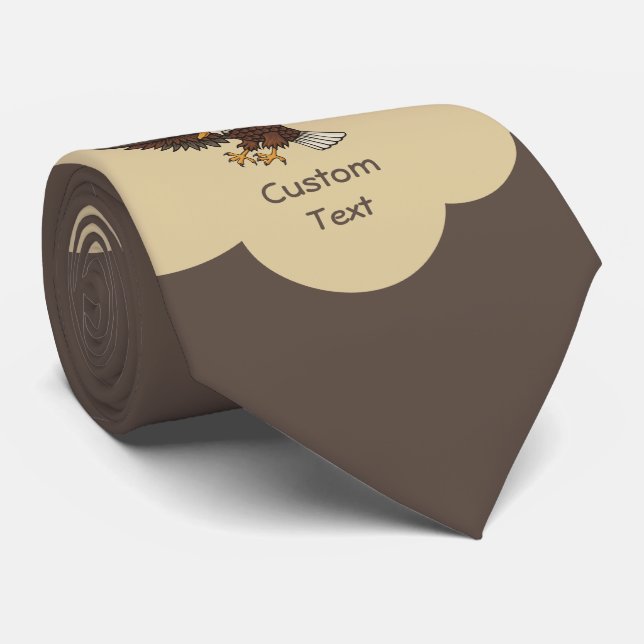 Cravate Attaque à l'aigle (Roulé)