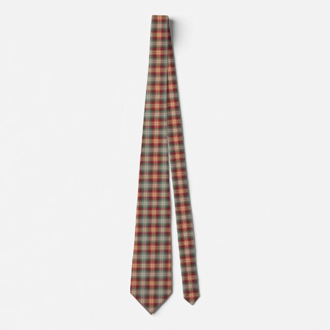 Cravate Auld Scotland Tartan Plaid Motif (Devant)