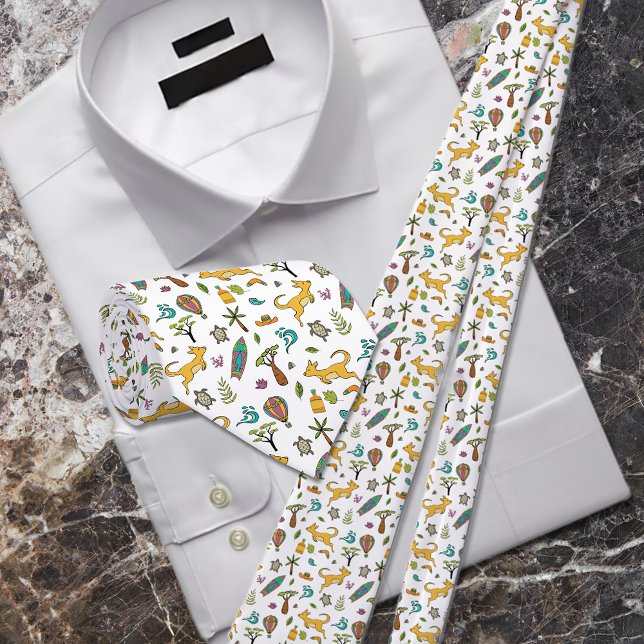 Cravate Australie Icon Seasless Motif (Créateur téléchargé)