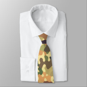 Cravate Automne Abstrait