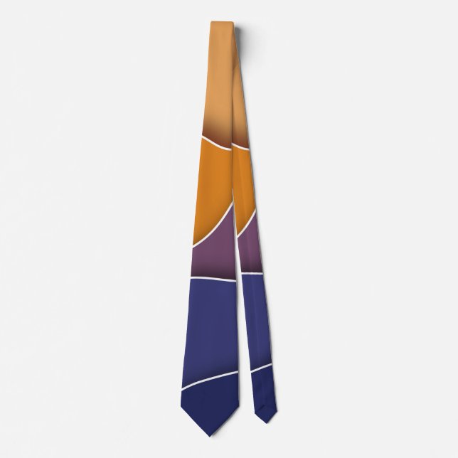 Cravate autumn abstract tie (Devant)