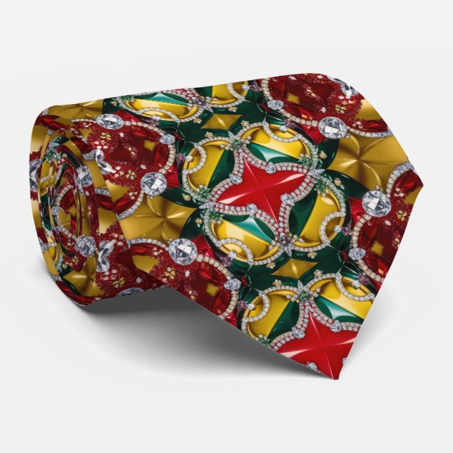 Cravate avec Los Angeles Colours Design (Roulé)