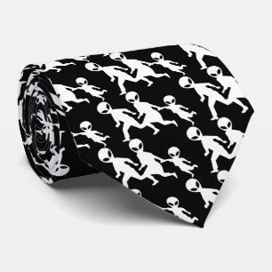 Cravate Avertissement Alien Immigration Drôle Signal front