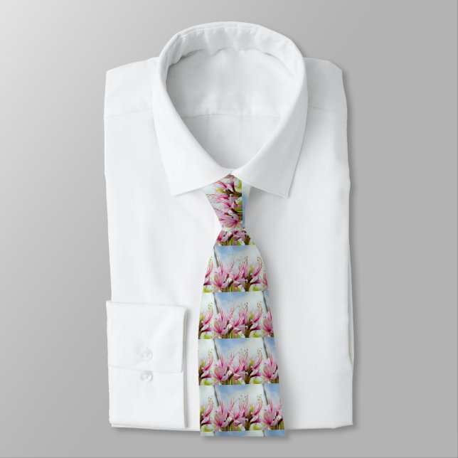 Cravate azalées sauvages (Attaché)