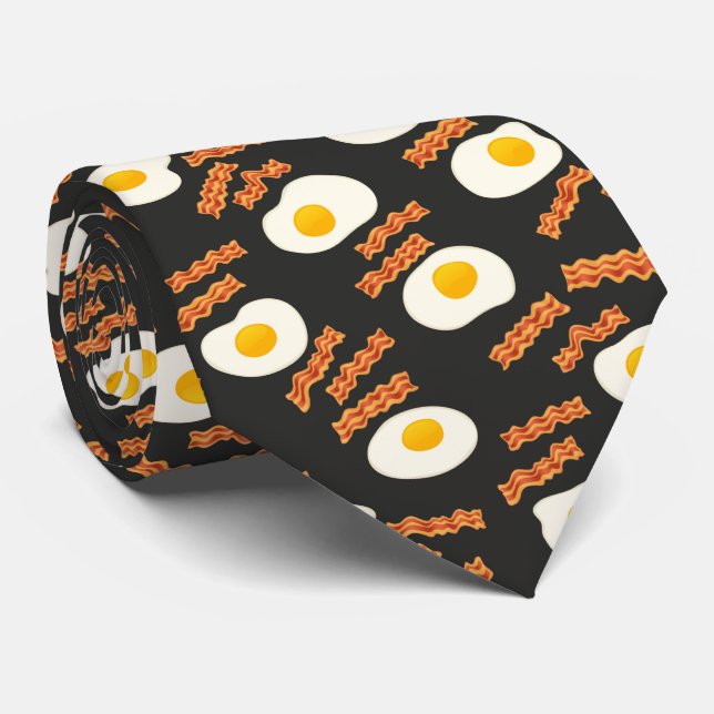 Cravate Bacon et oeufs (Roulé)