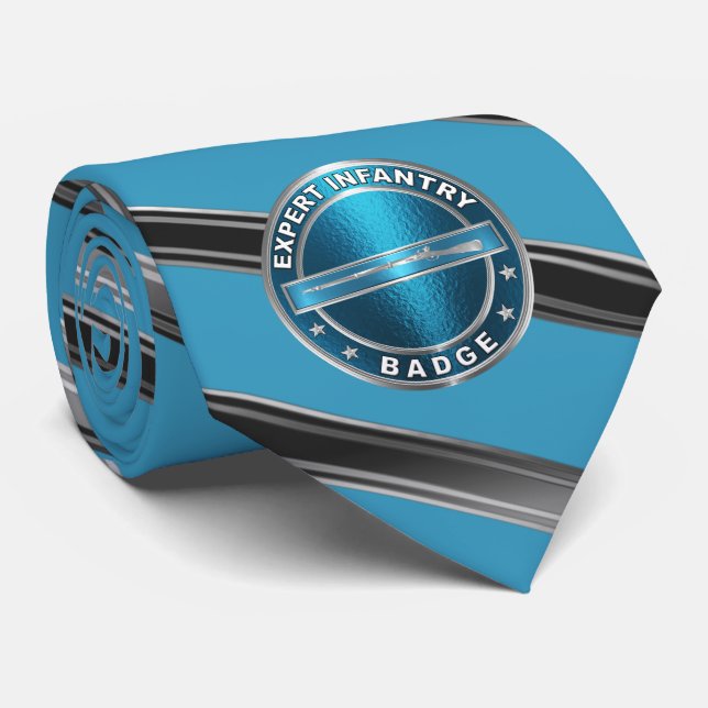 Cravate Badge d'Infanterie Expert de la BEI = (Roulé)