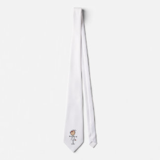 Cravate Baguette blanche Figure Infirmière 2