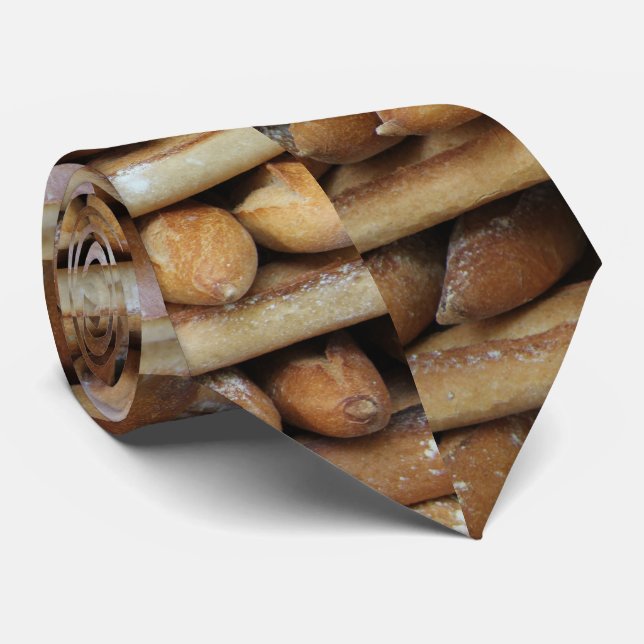 Cravate Baguettes fraîches sur un marché (Roulé)