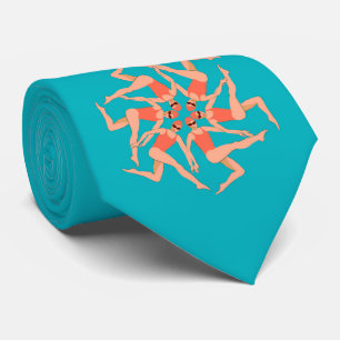 Cravate Baigneurs - Baignade synchronisée