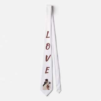 Cravate Baiser de mariage de Terrier L-O-V-E