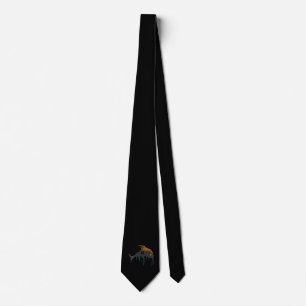 Cravate baleine noire Halloween