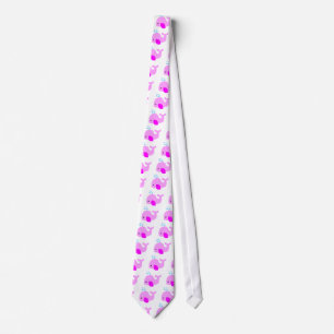 Cravate Baleine rose