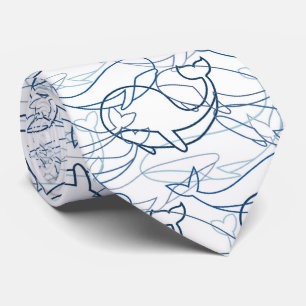 Cravate Baleines de contour
