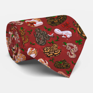 Cravate Ball Python Morph Rouge