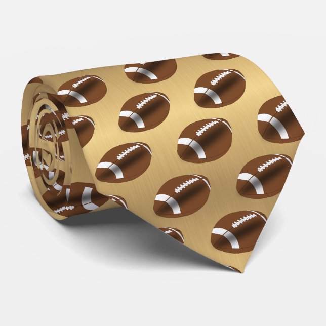 Cravate Ballons de Sport Football (Roulé)