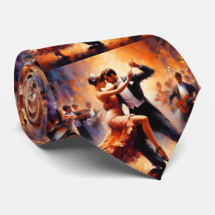 Cravate Ballroom Dancing Couples Danse Musique Band