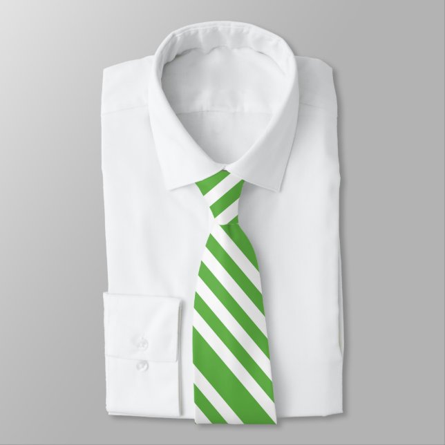 Cravate Bande verte (Attaché)