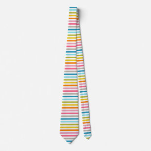 Cravate Bandes colorées Motif-93861