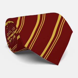 Cravate Bandes diagonales traditionnelles rouge foncé et o