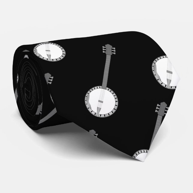 Cravate Banjo Design (Roulé)