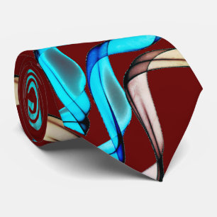 Cravate Bannières bleu et tang sur la Bourgogne