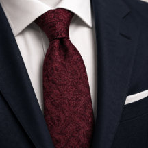 Baroque Damassé Jacquard de Luxe Vin de Bourgogne