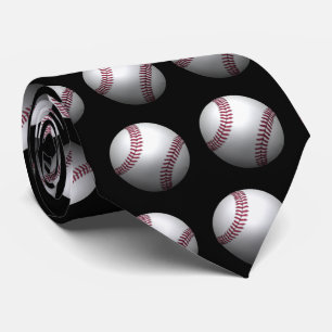 Cravate Baseball - Effet 3D