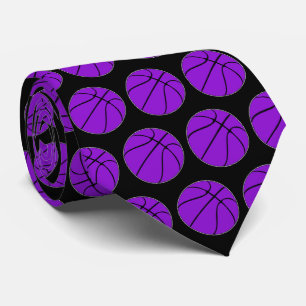 Cravate Basket-ball entraîneur ou joueur Purple Team Coule