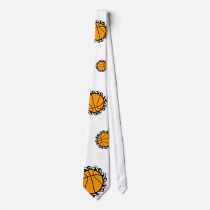 Cravate basketball. tribal.