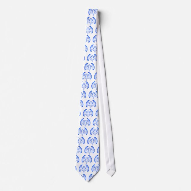 Cravate Bat Blue Inv Le MUSÉE Zazzle Cadeaux (Devant)