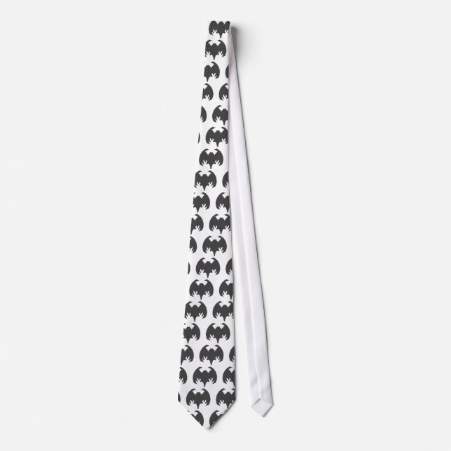 Cravate Bat Grey Le MUSÉE Zazzle Cadfts (Devant)