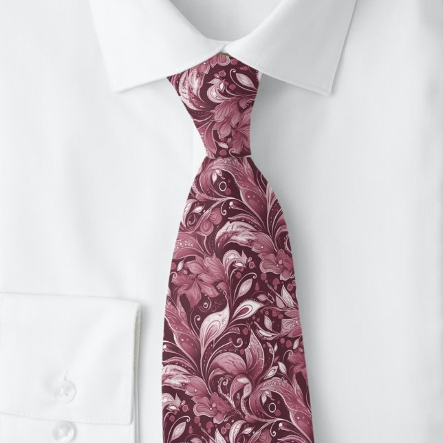 Cravate Batik Botanique de Bordeaux (Créateur téléchargé)