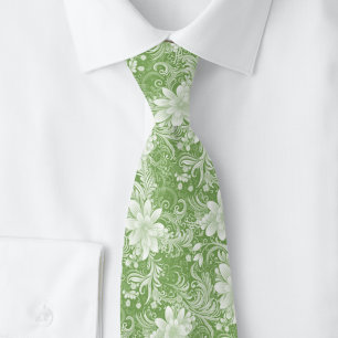 Cravate Batik Floral de Mousse