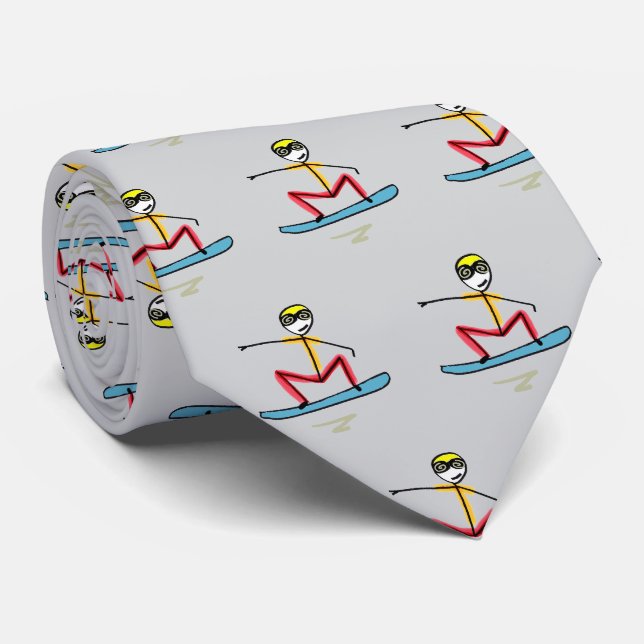 Cravate Bâton de snowboard (Roulé)
