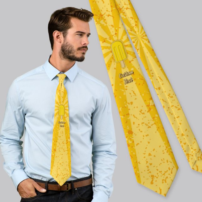Cravate Bâtonnet de glace au citron (Créateur téléchargé)