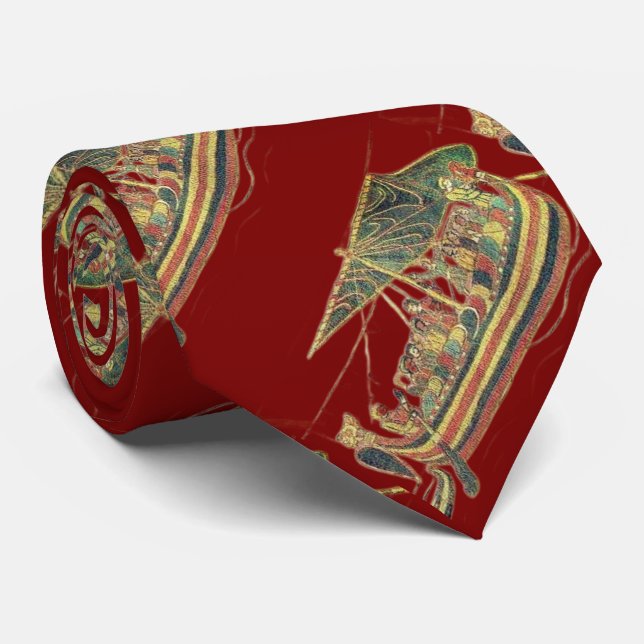 Cravate Bayeux Tapisserie Scène de voile (Roulé)
