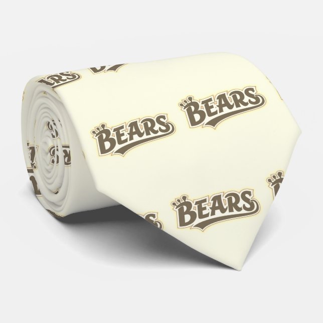Cravate Bears Sports Team Necktie (Roulé)