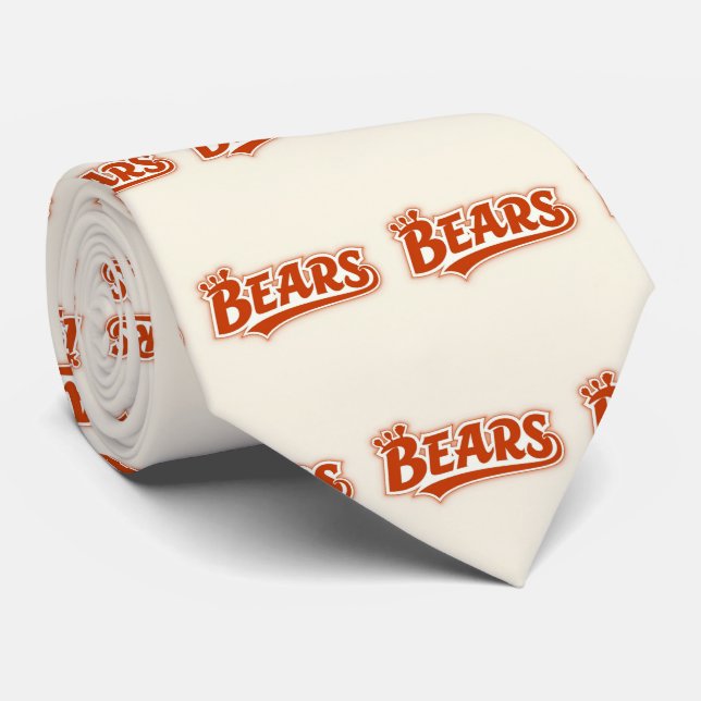 Cravate Bears Sports Team Necktie (Roulé)