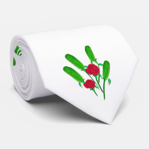 Cravate Beau bouquet de Pickle avec Roses Thunder_Cove