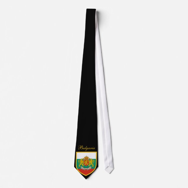 Cravate Beau drapeau de la Bulgarie - bras de manteau (Devant)
