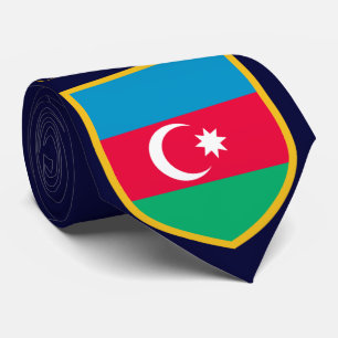 Cravate Beau drapeau de l'Azerbaïdjan