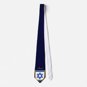 Cravate Beau drapeau de l'Israël