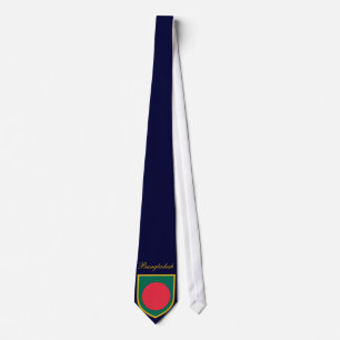 Cravate Beau drapeau du Bangladesh
