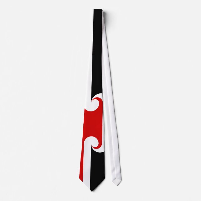 Cravate Beau drapeau maori (Devant)