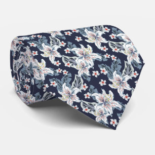 Cravate Beau motif à fleurs élégant