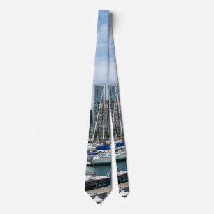 Cravate Beautiful Chicago Harbor Neck Tie