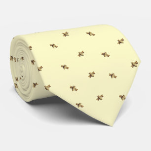 Cravate Bees - Abeilles - Bee - Abeille pastel