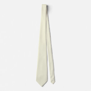 Cravate Beige (blanc cassé) F5F5DC - Option pour ajouter u