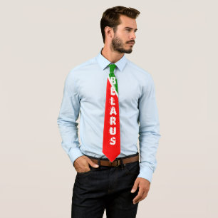 Cravate Belarus Беларусь National Flag Colours Tie